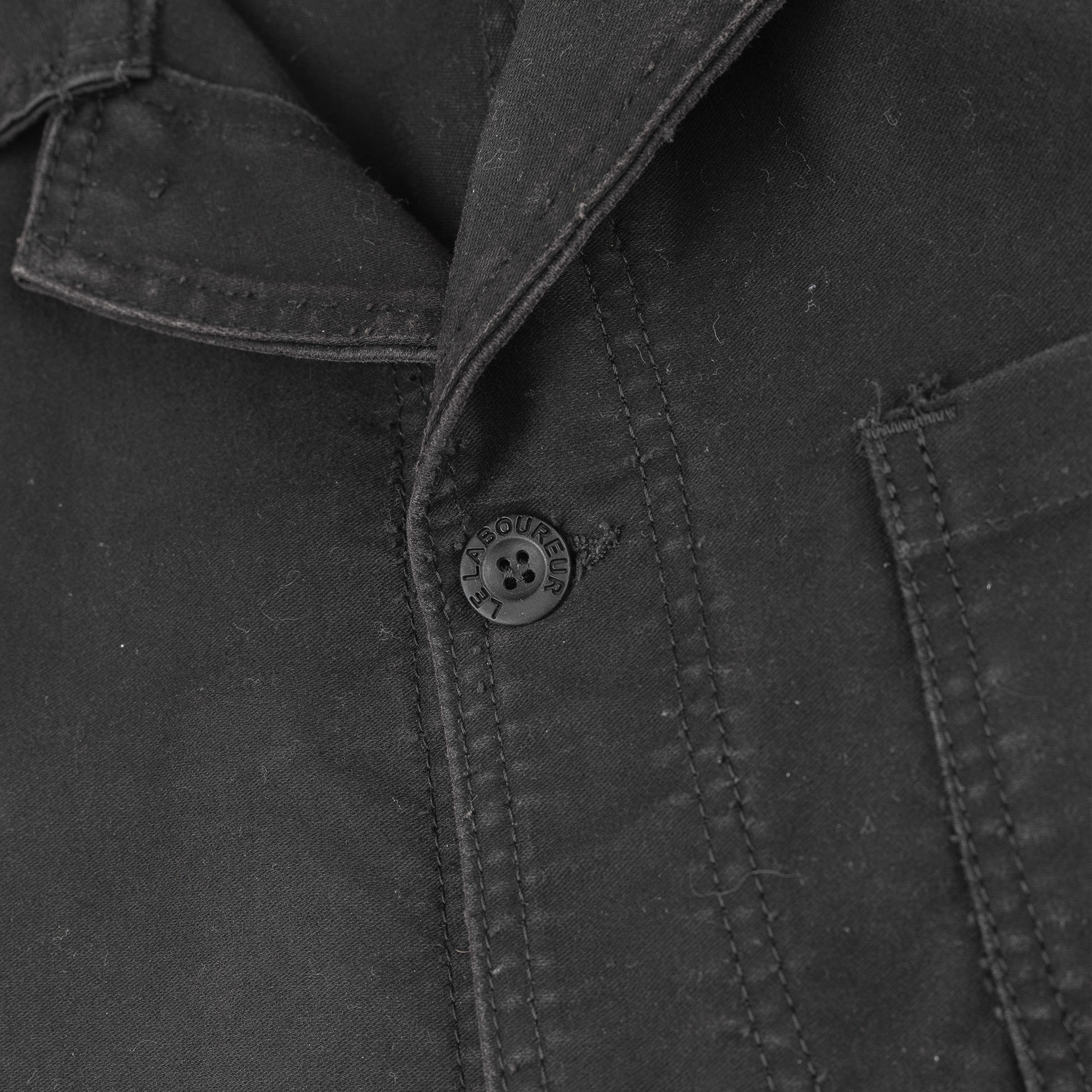 Comme des Garcons CDG x Le Laboureur 2019 Long Black Work Jacket Size US L / EU 52-54 / 3 - 8 Thumbnail