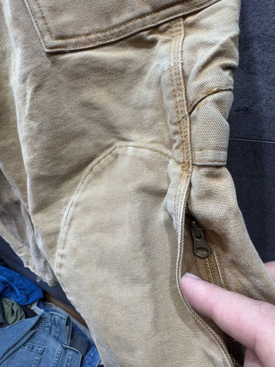 Carhartt Carhartt EB219 Tan Brown Cargo Double Knee Work Pants Size US 30 / EU 46 - 21 Thumbnail