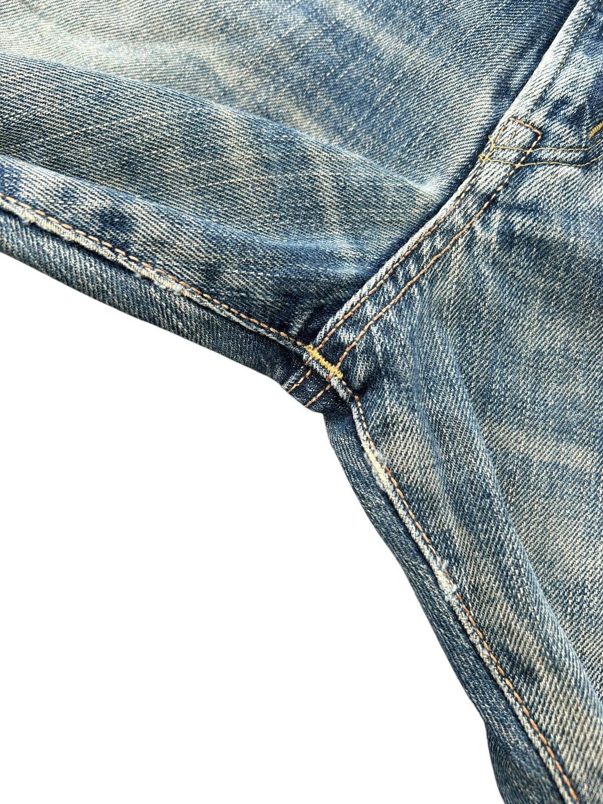 Japanese Brand × Kapital × Vintage Edwin Selvedge Distressed Rusty mud Wash Denim Size US 28 / EU 44 - 10 Thumbnail