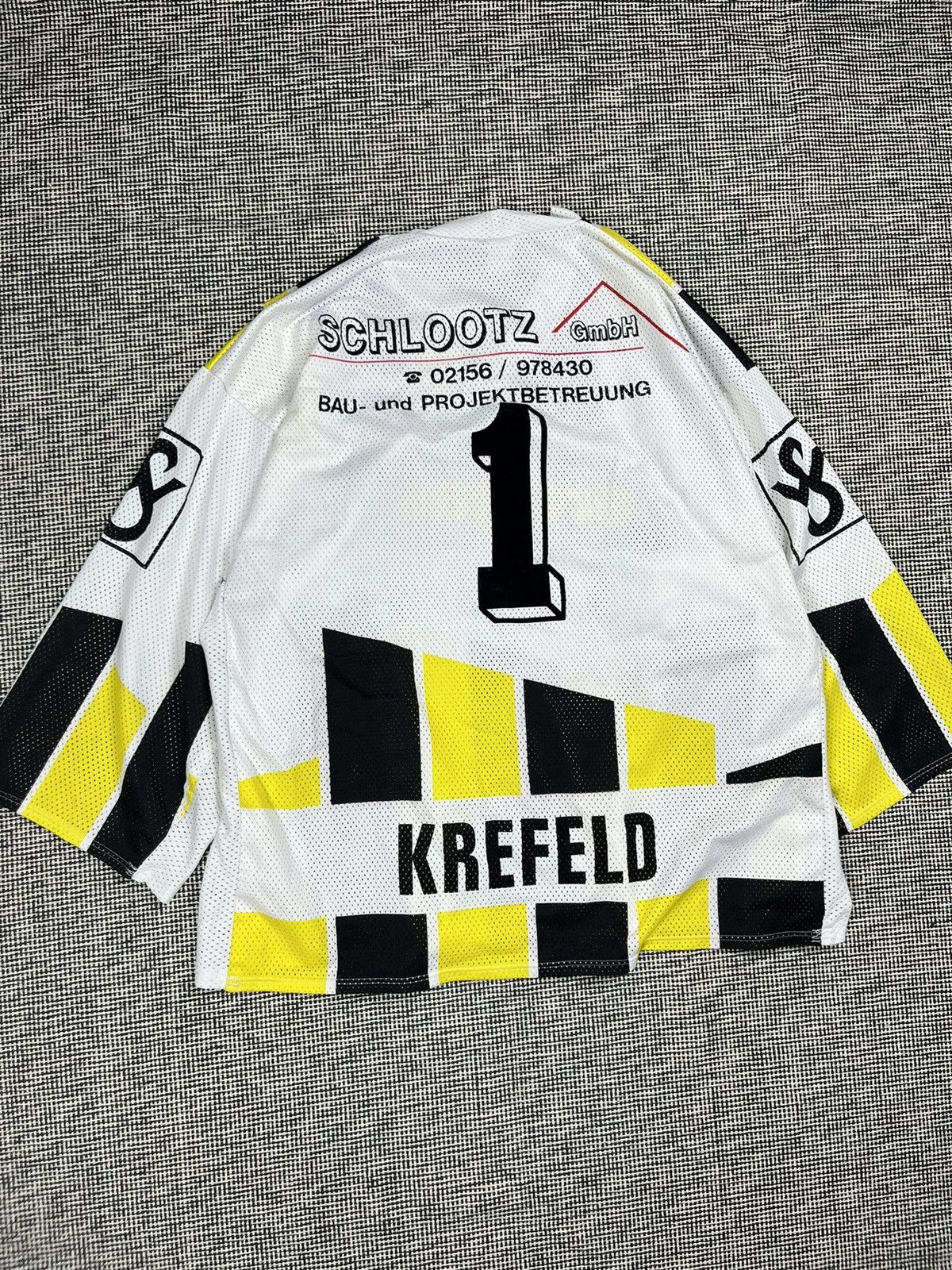 Other Vintage 90s KEV Krefeld Germany ice hockey jersey #1 Size US XL / EU 56 / 4 - 2 Thumbnail