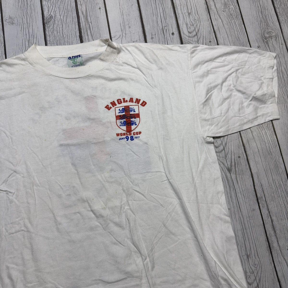 Vintage Vintage England 1998 World Cup tee Size US XL / EU 56 / 4 - 4 Thumbnail