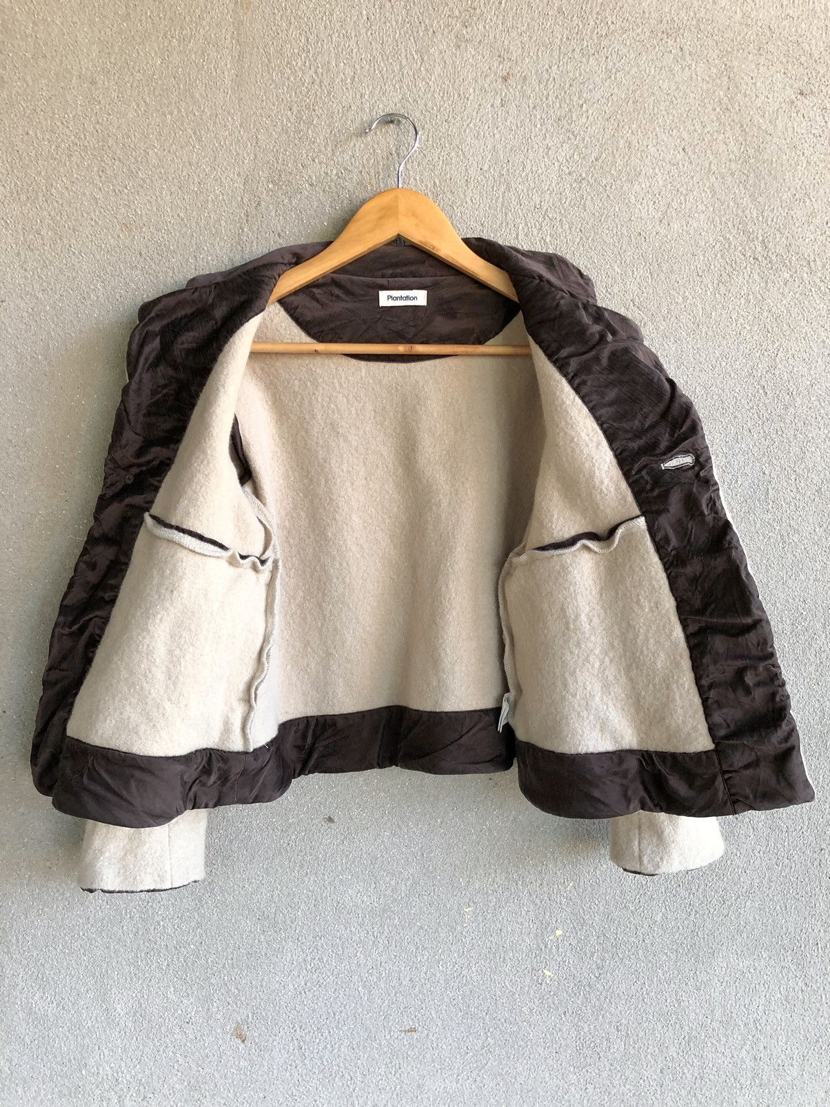 Issey Miyake Vintage Issey Miyake Plantation wool jacket Size S / US 4 / IT 40 - 3 Thumbnail