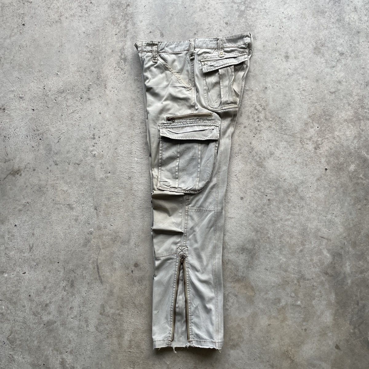 Avirex Vintage AVIREX 9 Pocket Faded Double Knee Cargo Pants W32 Size US 32 / EU 48 - 4 Thumbnail