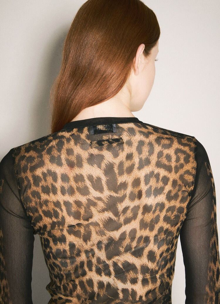 Jean Paul Gaultier jeanpaulgaultier Leopard Mesh Size XL / US 12-14 / IT 48-50 - 7 Thumbnail