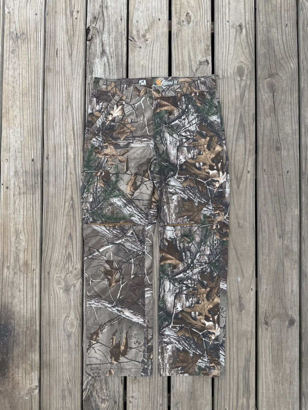 Carhartt Vintage Carhartt Realtree Carpenter Pants Size US 32 / EU 48 - 1 Thumbnail