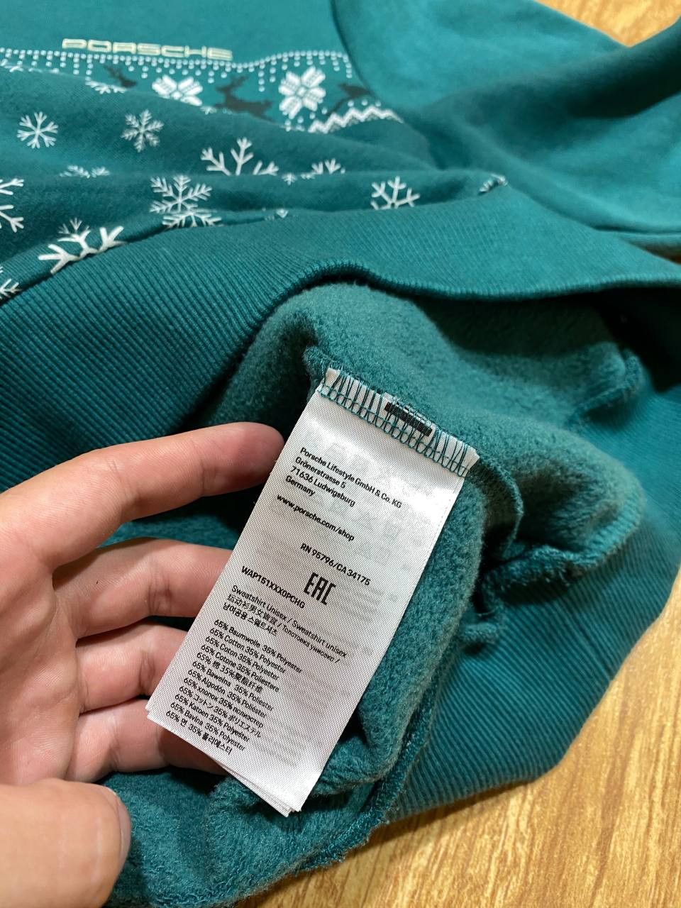 Porsche Design Y2K streetwear Vintage Sweaters Porsche Design green Size US M / EU 48-50 / 2 - 3 Thumbnail