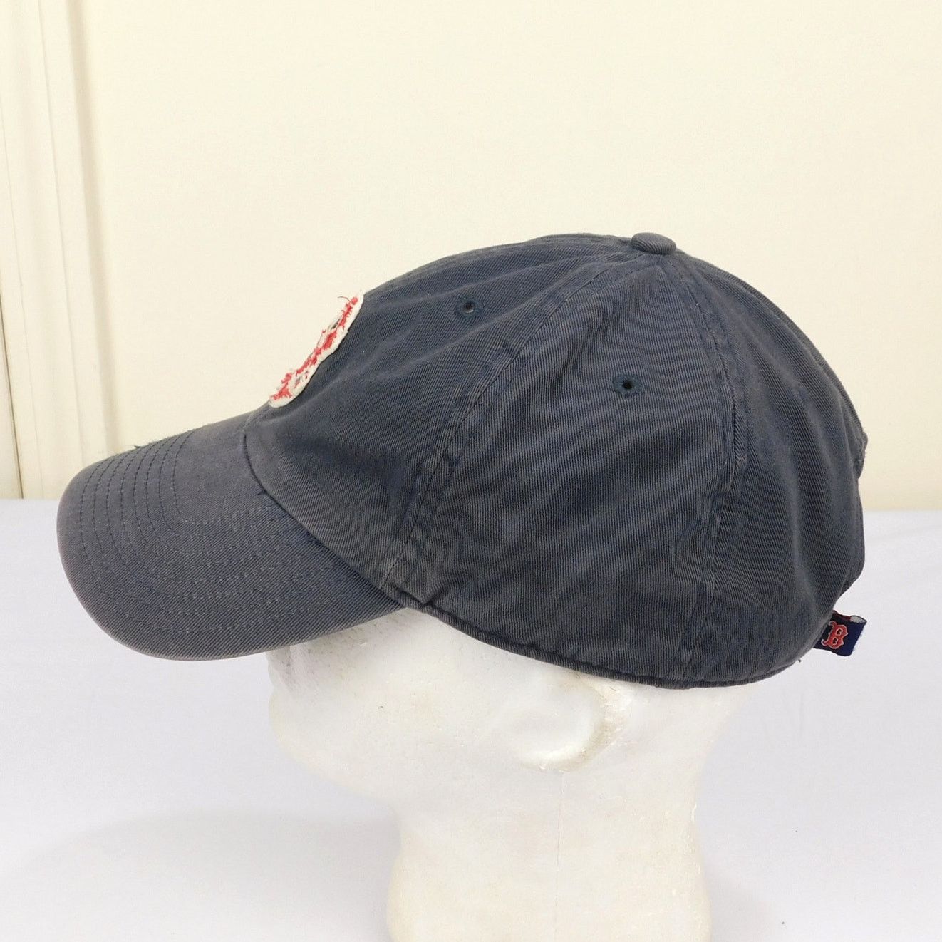 47 Boston Red Sox Strapback Hat Distressed Felt B Logo 47 Twins Size ONE SIZE - 5 Thumbnail