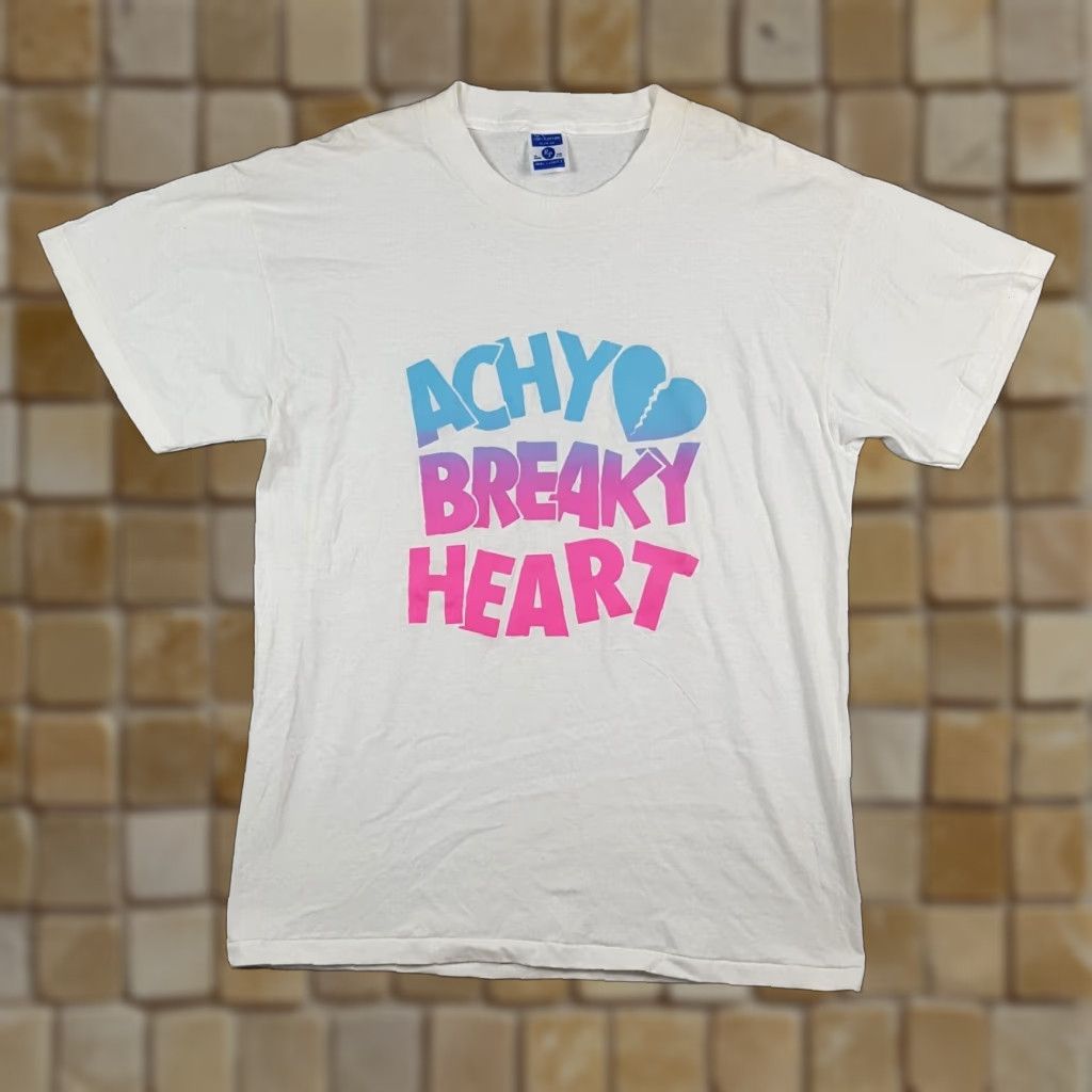 Vintage Vintage Billy Ray Cyrus Achy Breaky Heart T-Shirt XL White 90s Country Music Western Retro Men Size US XL / EU 56 / 4 - 1 Thumbnail