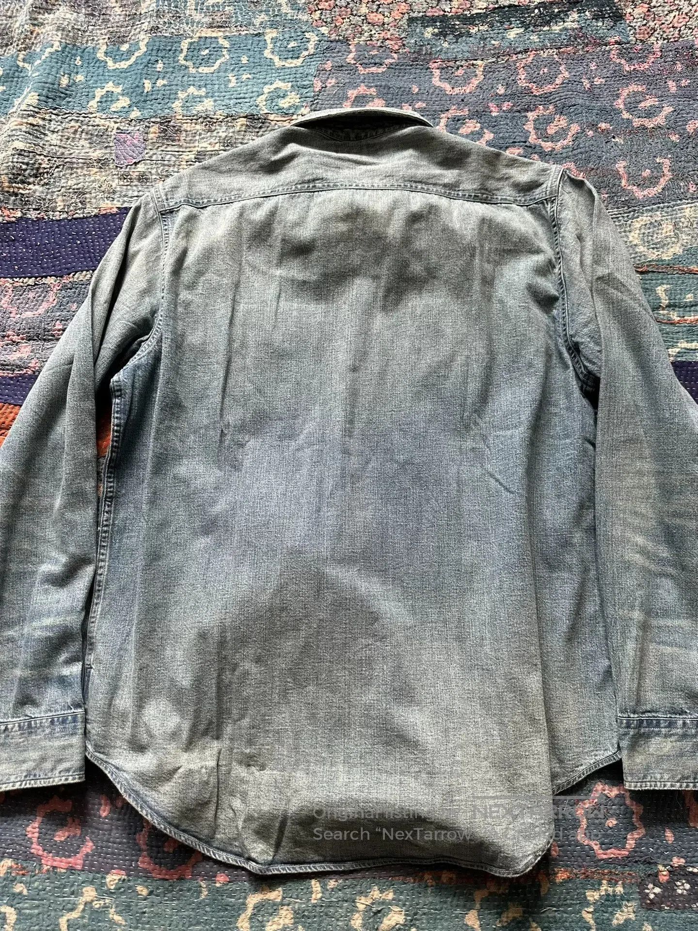 RRL Ralph Lauren RRL Vintage Style Denim Shirt. Size US L / EU 52-54 / 3 - 2 Thumbnail