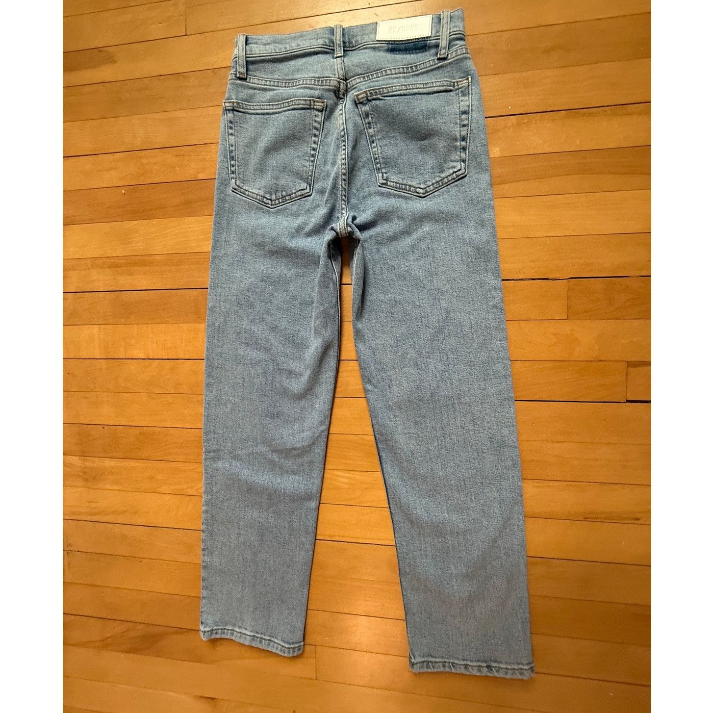 RE/DONE RE/DONE 70s High Rise Jeans - 25 - Light Stone Wash Size 25" / US 0 / IT 36 - 5 Thumbnail
