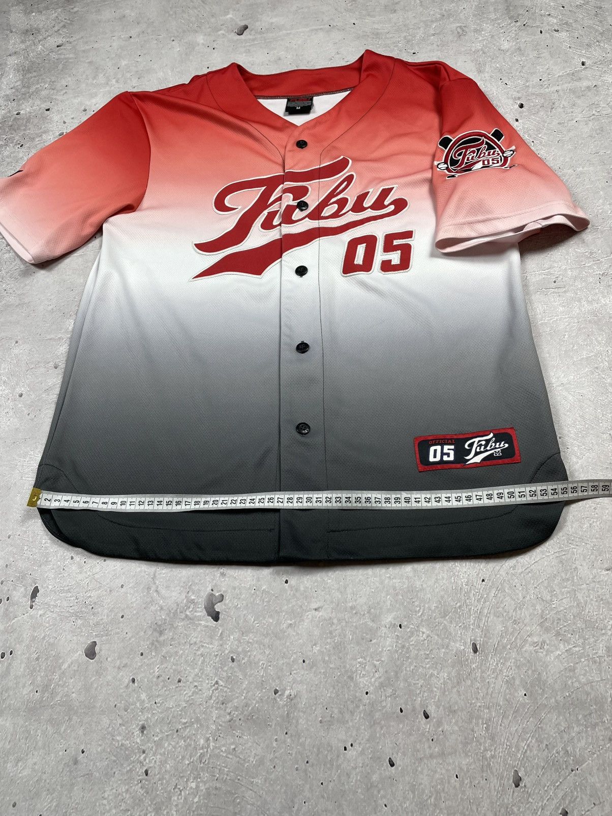 Fubu × Vintage Vintage Fubu Jersey Baseball Shirt 90s Rap Tee Hip Hop Size US M / EU 48-50 / 2 - 2 Thumbnail