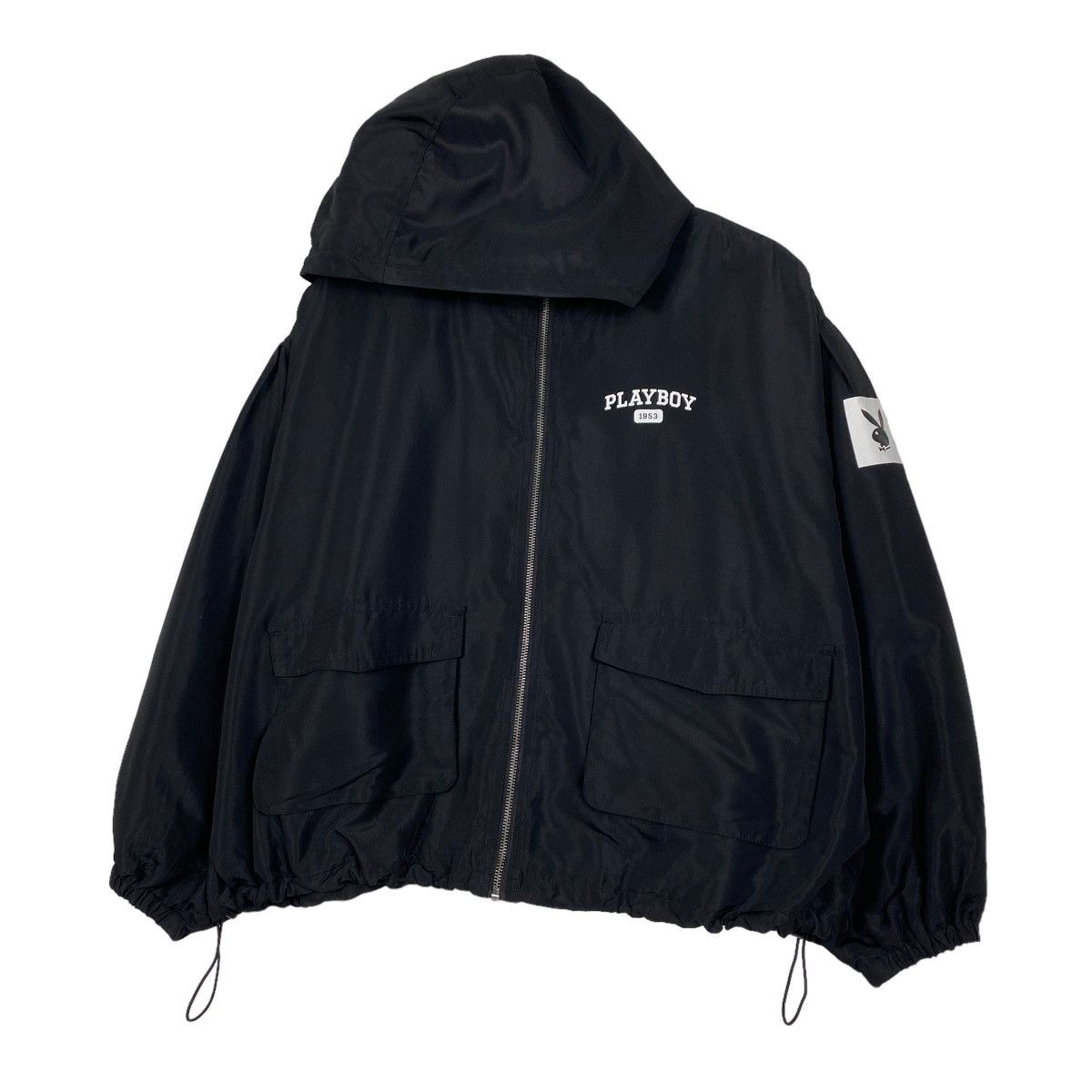 Playboy Playboy Zipper Cropped Hoodies Jacket Oversize Size US M / EU 48-50 / 2 - 2 Thumbnail