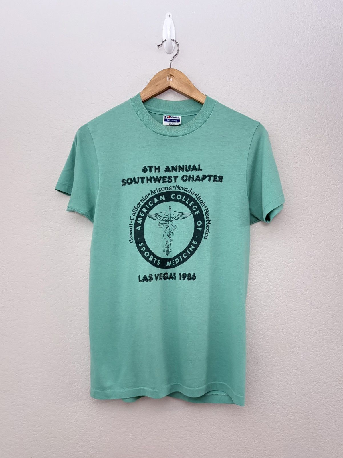 Vintage 80’s American College of Sports Medicine Vintage Tee Shirt Size US M / EU 48-50 / 2 - 1 Thumbnail
