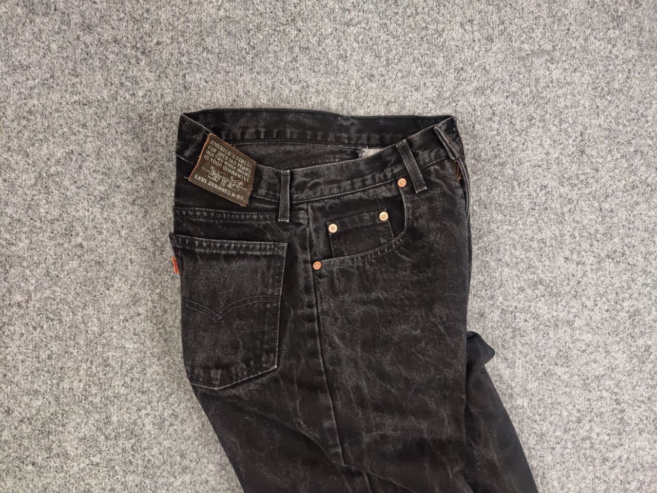 Levi's Vintage 90's Levis 615 fit Guide Faded Black Denim Jeans Size US 30 / EU 46 - 13 Thumbnail