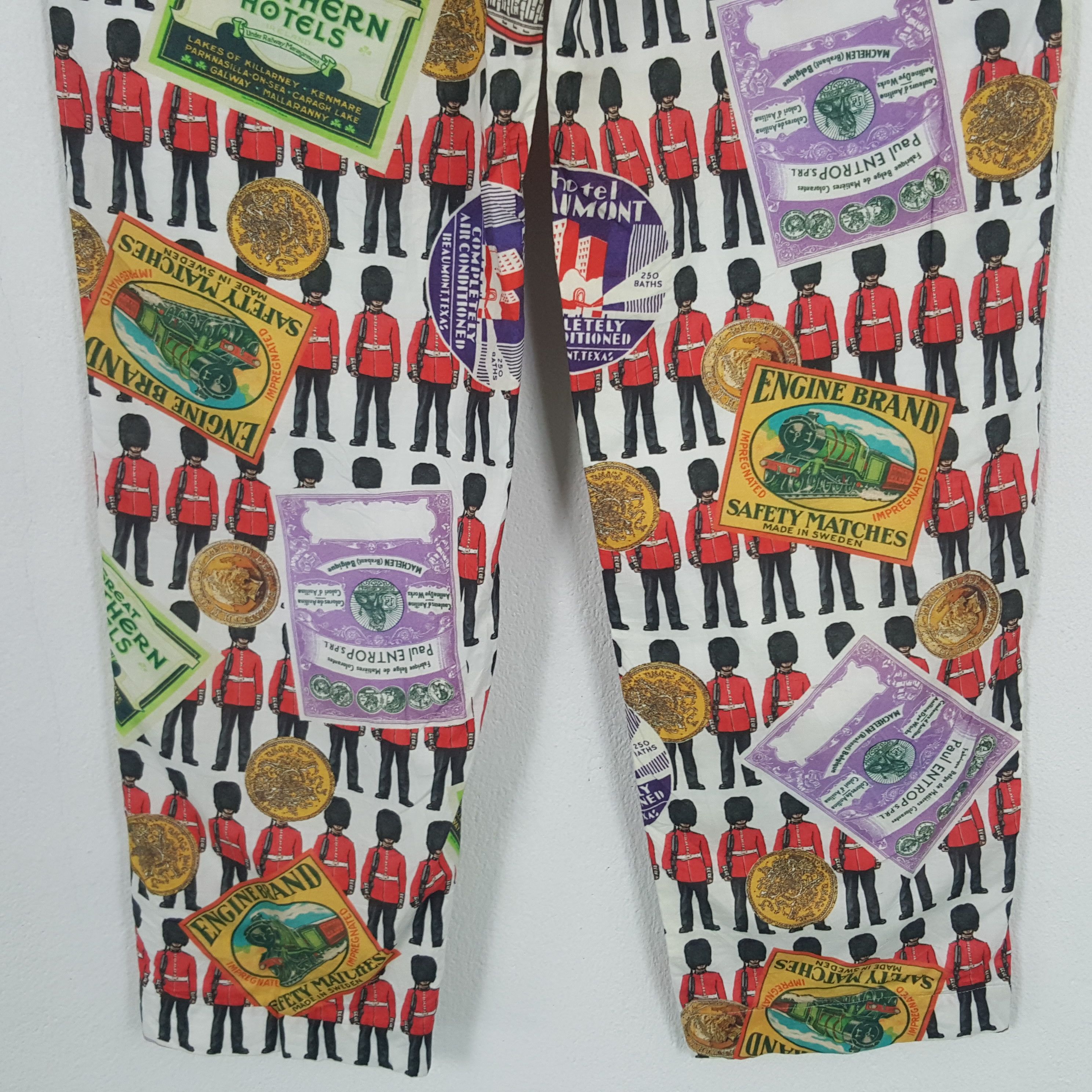 Comme des Garcons × Japanese Brand × Tricot Comme des Garcons Vintage AD2012 Tricot Comme des Garcons All Overprint Pants Size 29" - 6 Thumbnail