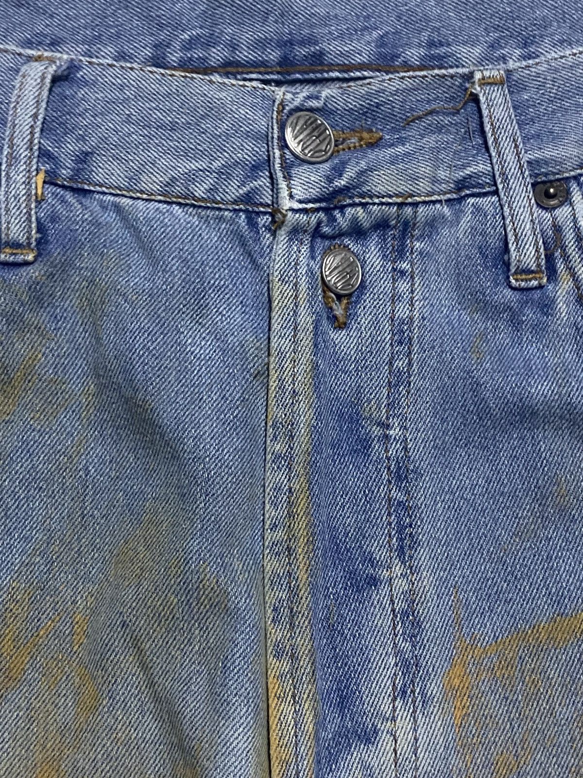 Replay Vintage Replay Mud Wash high Rised Distressed Loose Jeans Size US 32 / EU 48 - 10 Thumbnail
