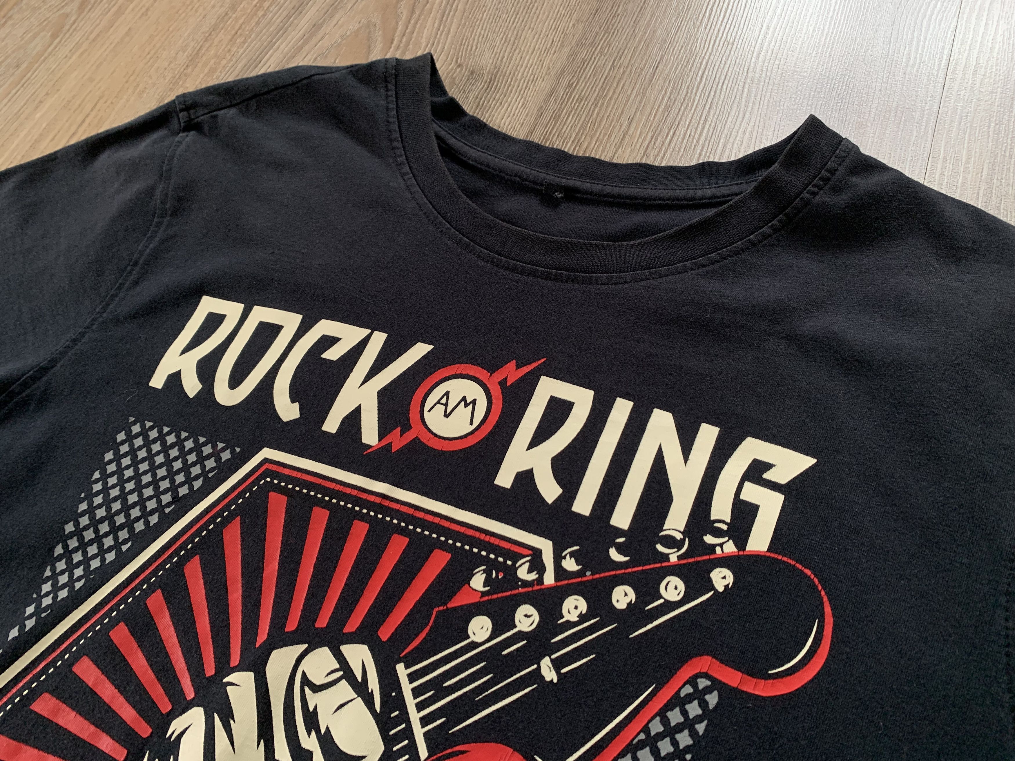 Band Tees Vintage Rock Am Ring Black T-Shirt Size US XXL / EU 58 / 5 - 4 Thumbnail
