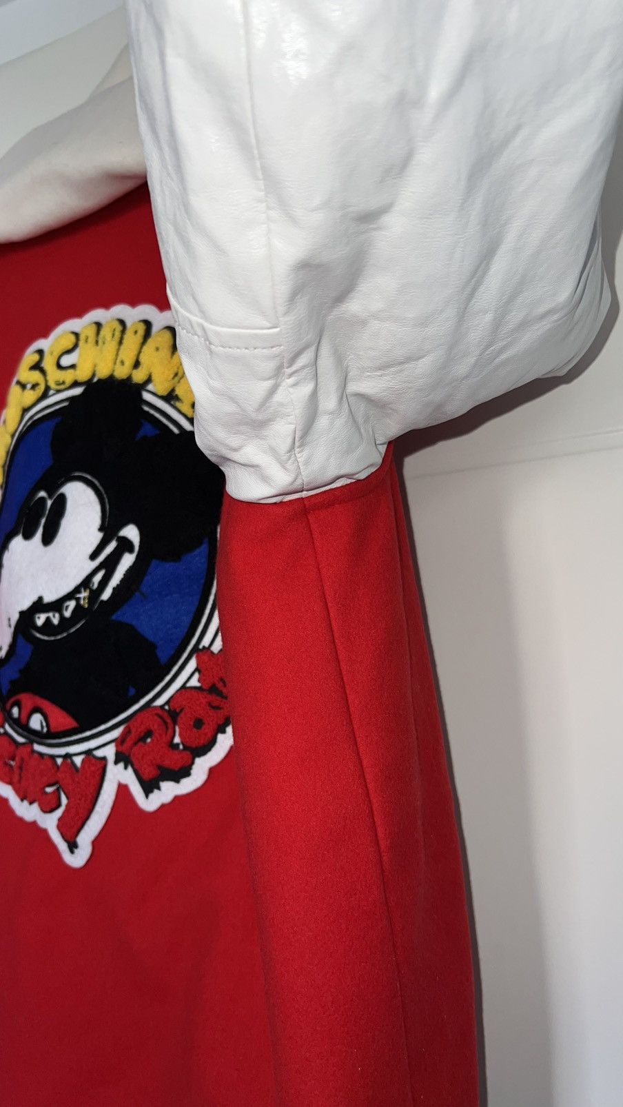 Moschino Moschino Mickey Rat Bomber Jacket Red White Size M Size M / US 6-8 / IT 42-44 - 17 Thumbnail