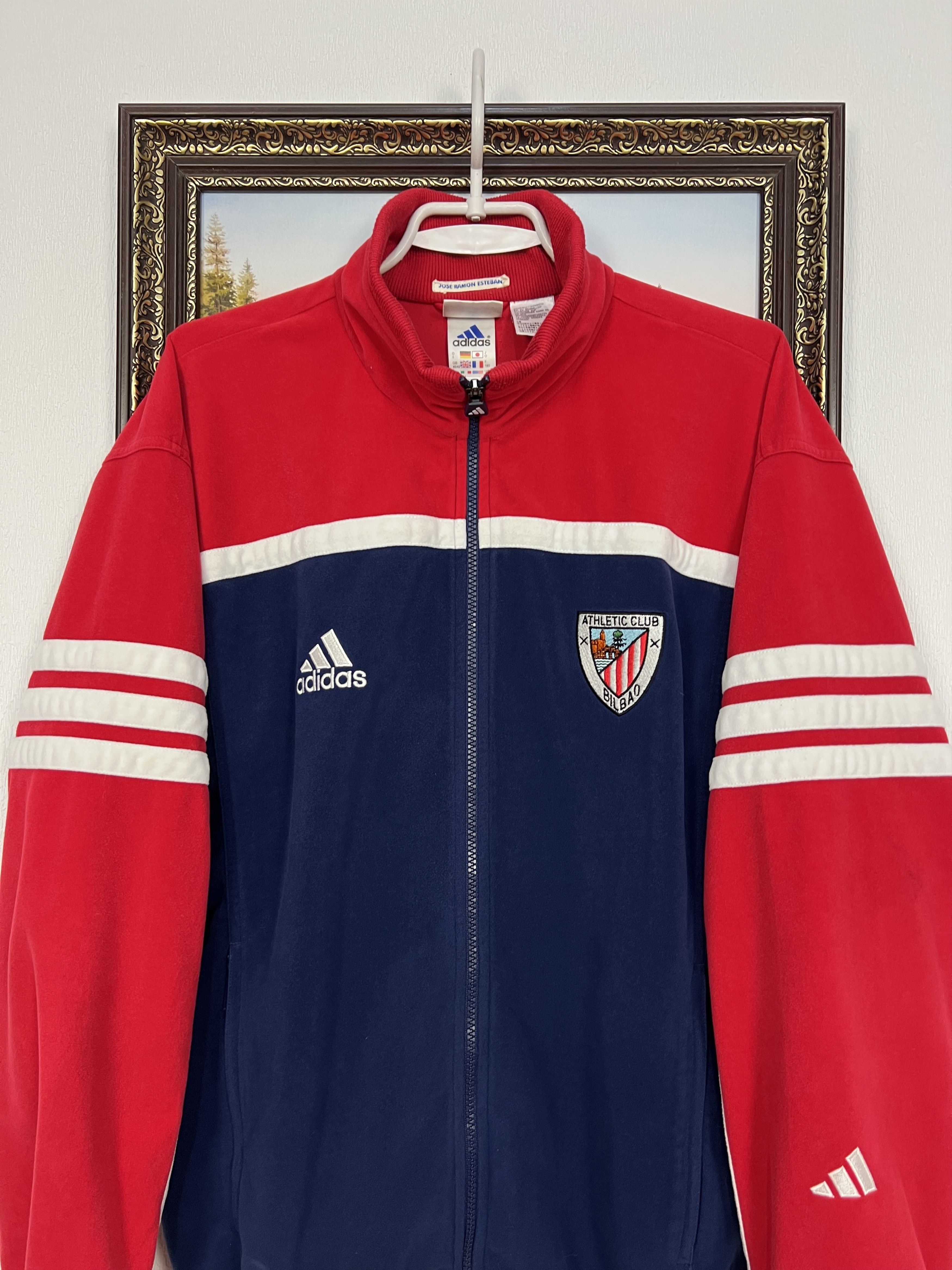 Adidas Vintage 90's Adidas Athletic Bilbao Atletic Club Jacket Size US M / EU 48-50 / 2 - 2 Thumbnail