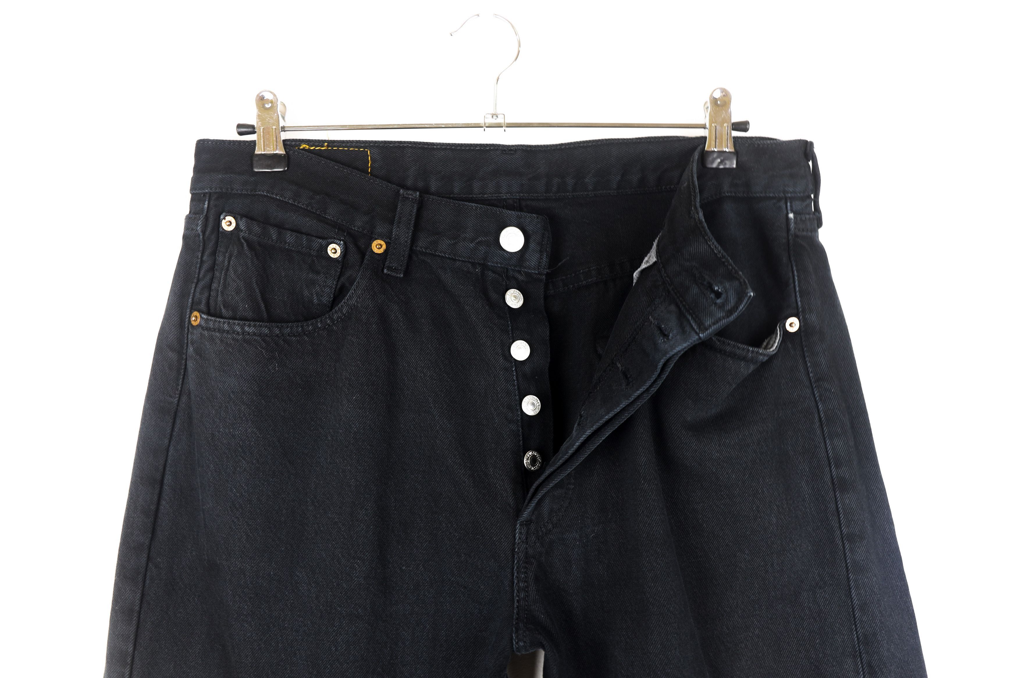 Levi's × Levi's Vintage Clothing × Vintage Vintage Levis 501 Red Tab Black Jeans Denim Pants Size US 34 / EU 50 - 6 Thumbnail