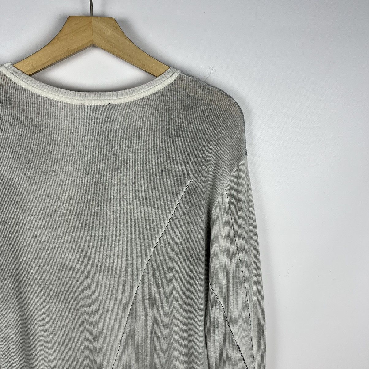 Thom Krom Thom Krom dirty grey Avant-Garde Longsleeve Size US M / EU 48-50 / 2 - 11 Thumbnail