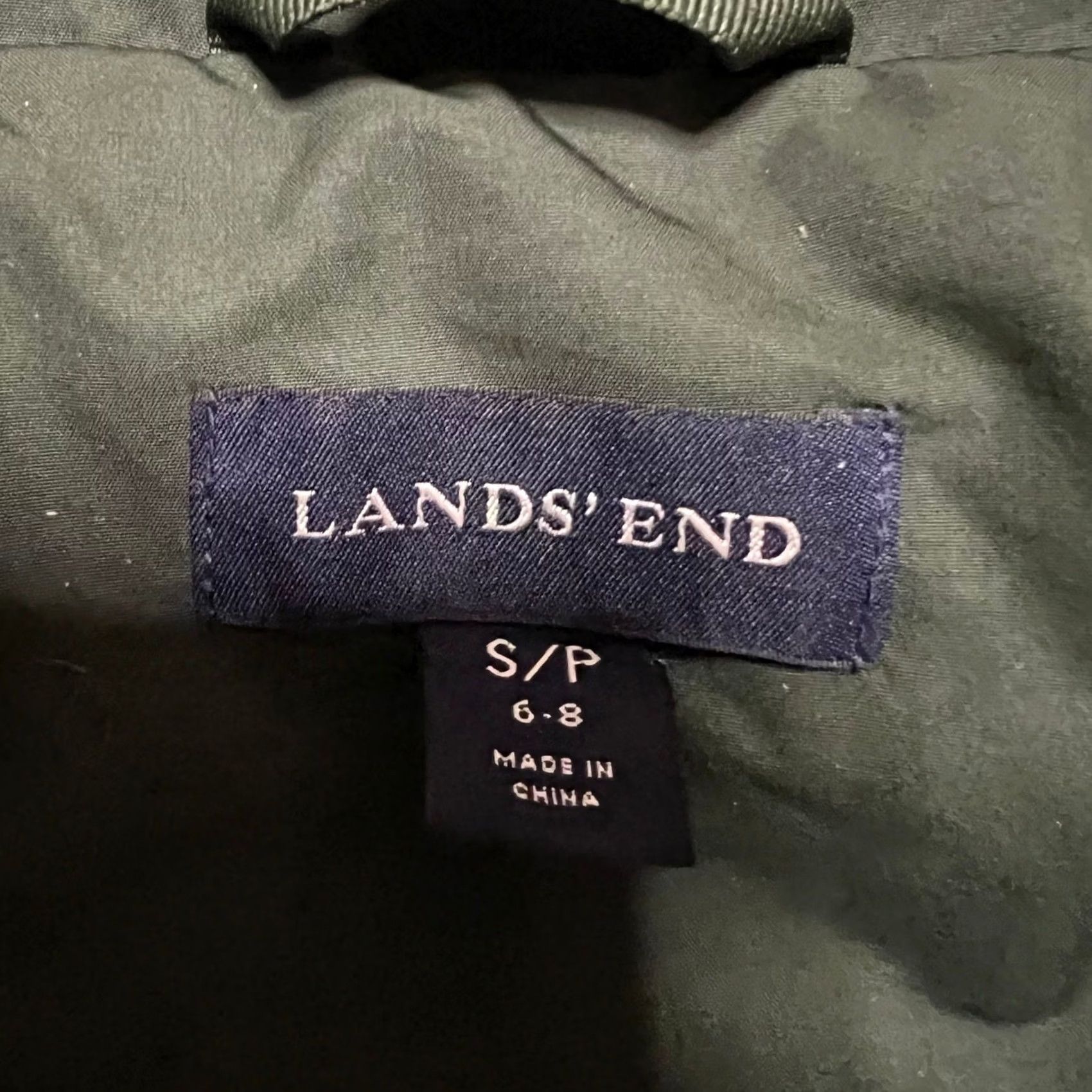 Lands' End Lands' End Coat Womens Small Green Down Belted Jacket Parka S Green Womens Down Jacket Belted Coat Size S / US 4 / IT 40 - 5 Thumbnail