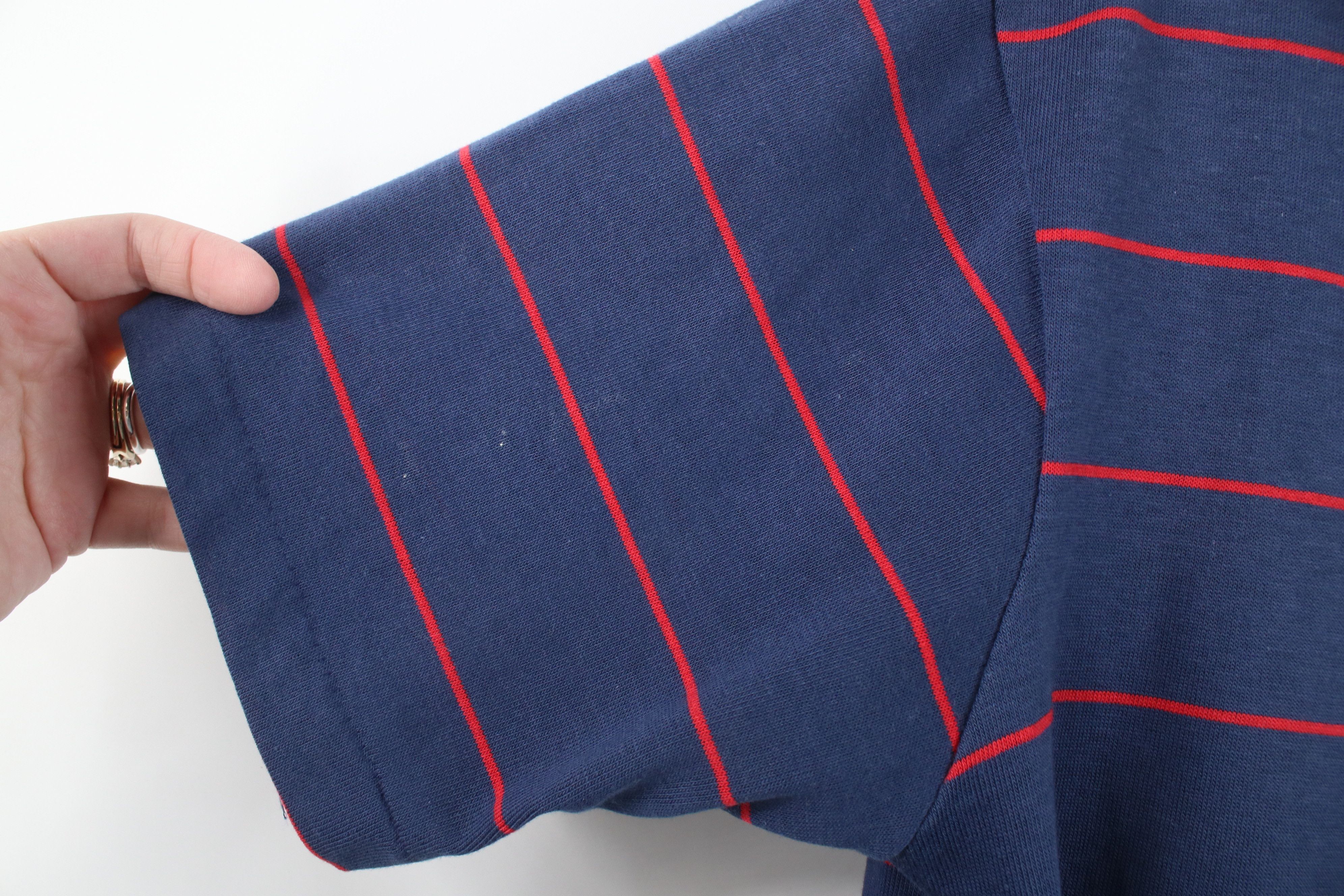 Vintage Vintage 70s Streetwear Striped Knit Collared Golf Polo Shirt Size US S / EU 44-46 / 1 - 9 Thumbnail