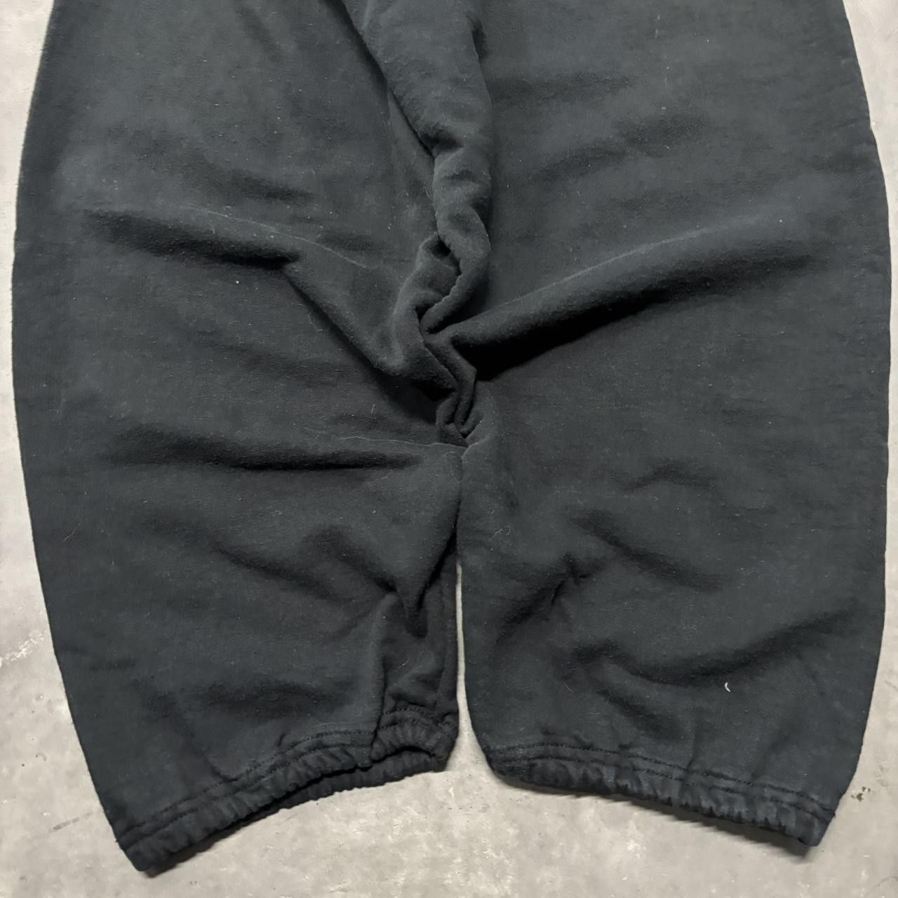 Japanese Brand × Vintage Crazy Vintage Y2K/2000s Baggy Black Skater Streetwear Essential Sweatpants! Size US 34 / EU 50 - 5 Thumbnail