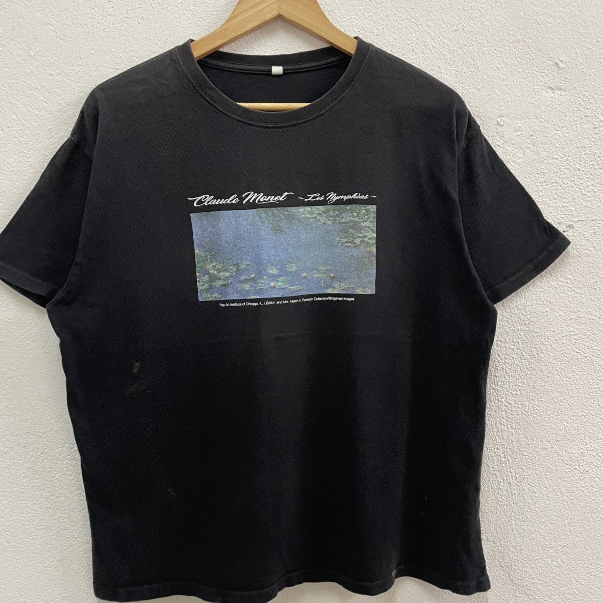 Vintage 🔥Vintage Claude Monet Pop Art Fotofolio Graphic Tee Size US L / EU 52-54 / 3 - 4 Thumbnail