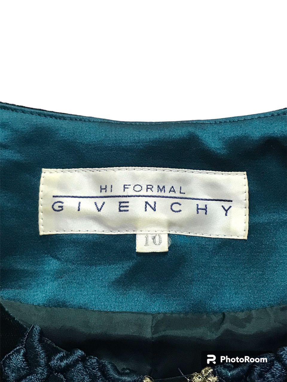 Givenchy Givenchy Green Velvet Embellished Jacket Size L / US 10 / IT 46 - 14 Thumbnail
