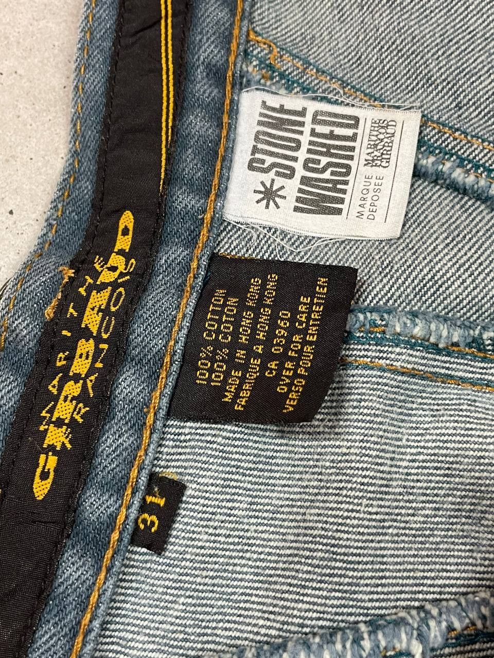 Marithe + Francois Girbaud Stone Washed Vintage Marithe Francois Girbaud Jeans Size US 31 - 13 Thumbnail