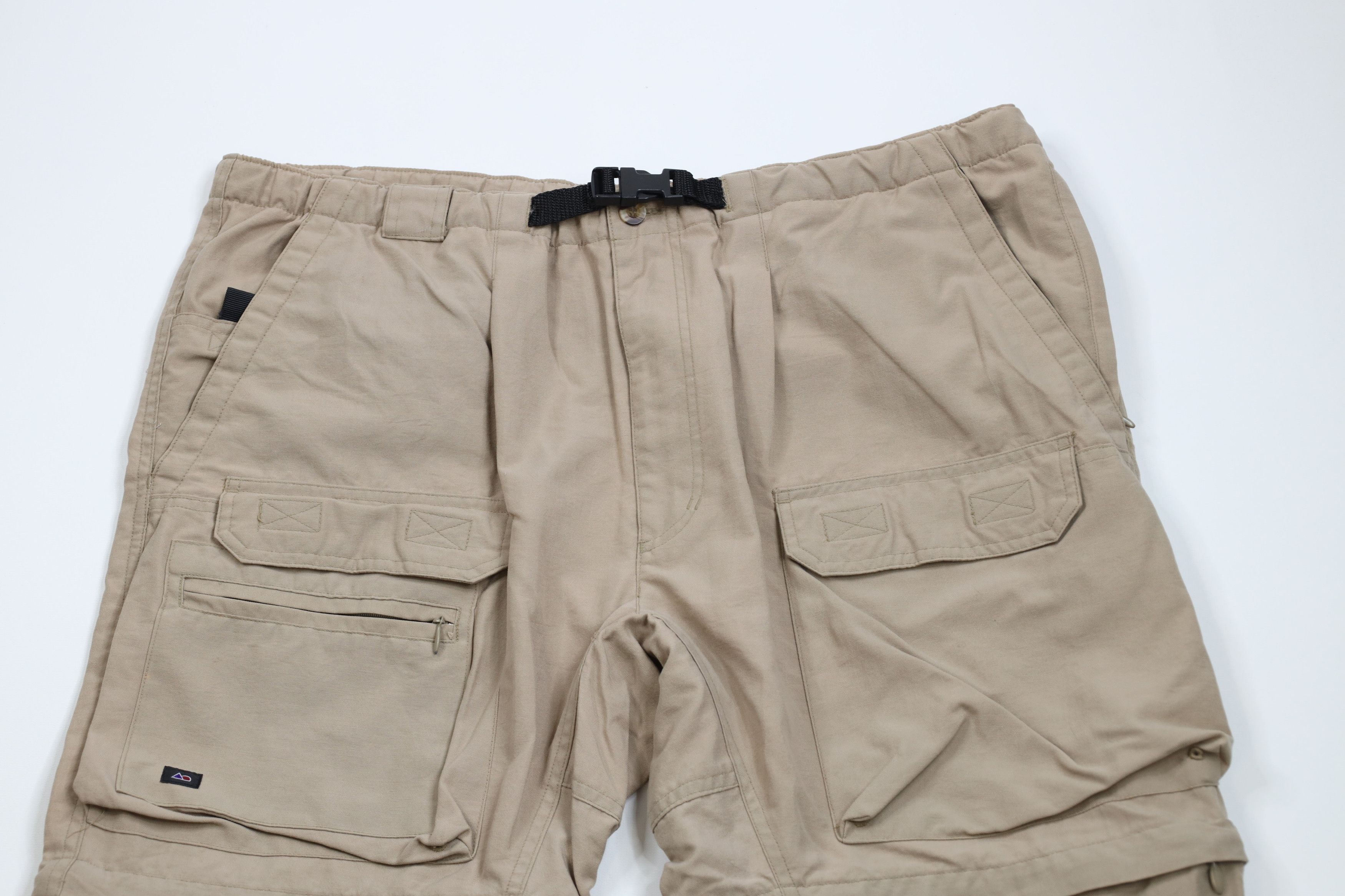 Vintage 90s Streetwear Convertible Hiking Cargo Pants Shorts