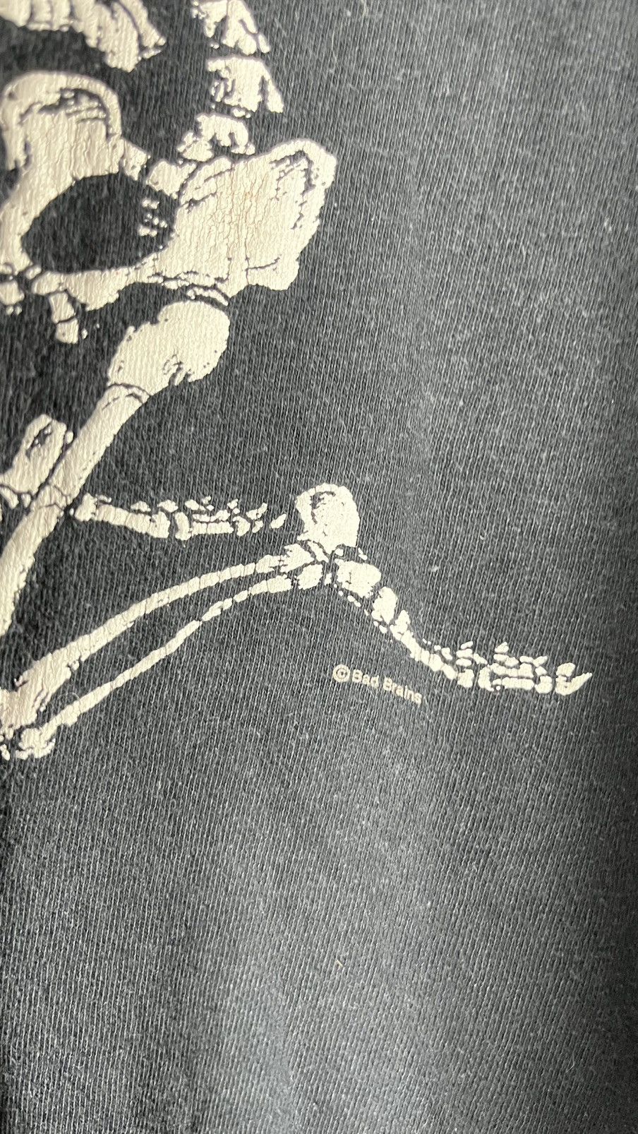 Band Tees VINTAGE BAD BRAINS SKELETON PUNK TEE Size US L / EU 52-54 / 3 - 6 Thumbnail