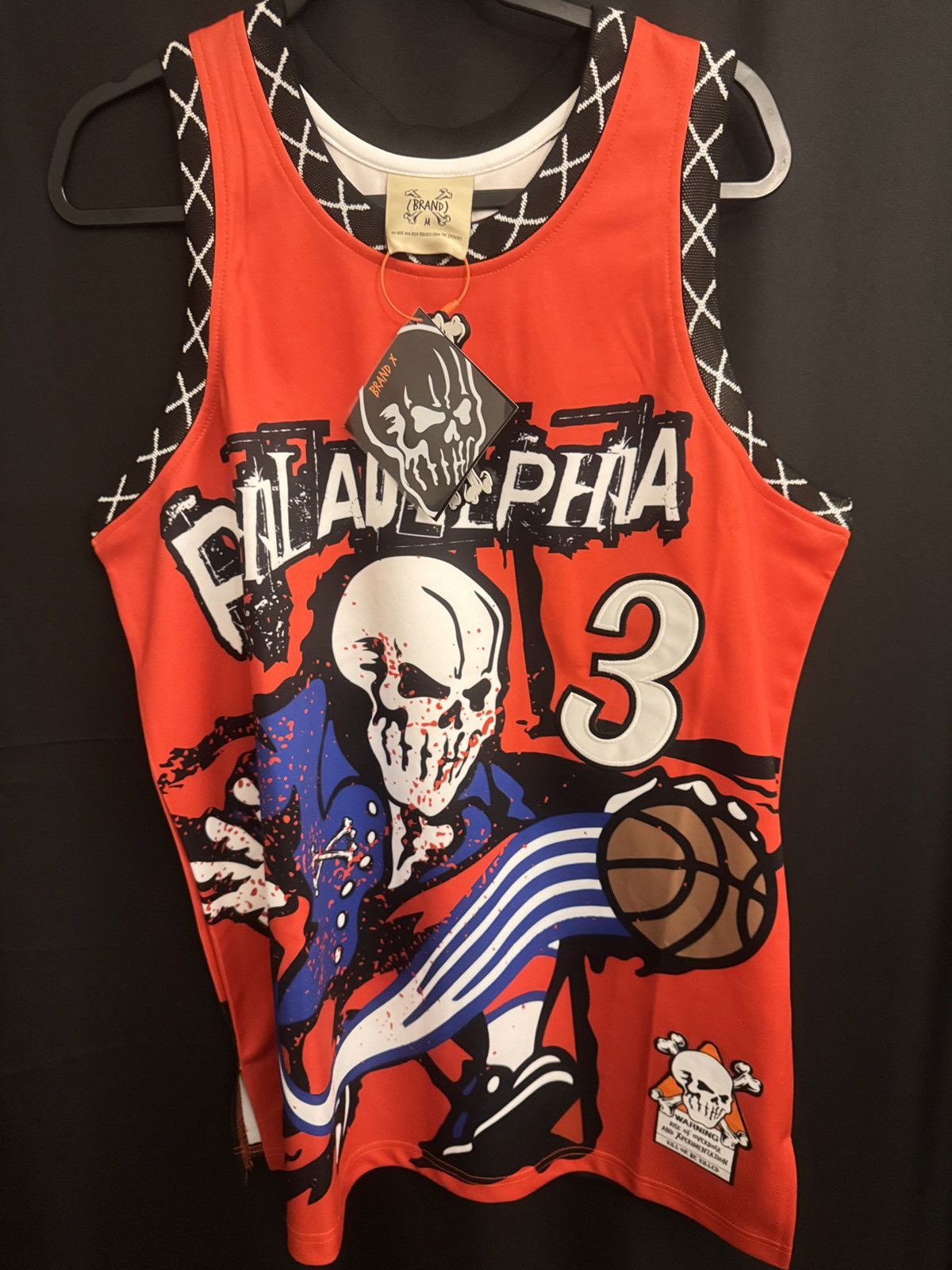 Other BRAND X PHILADELPHIA THE ANSWER BASKETBALL JERSEY Size US M / EU 48-50 / 2 - 2 Thumbnail