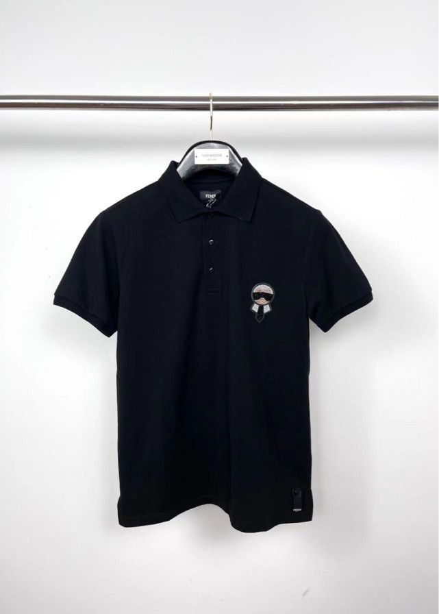 Fendi Logo Polo T-Shirt White 44