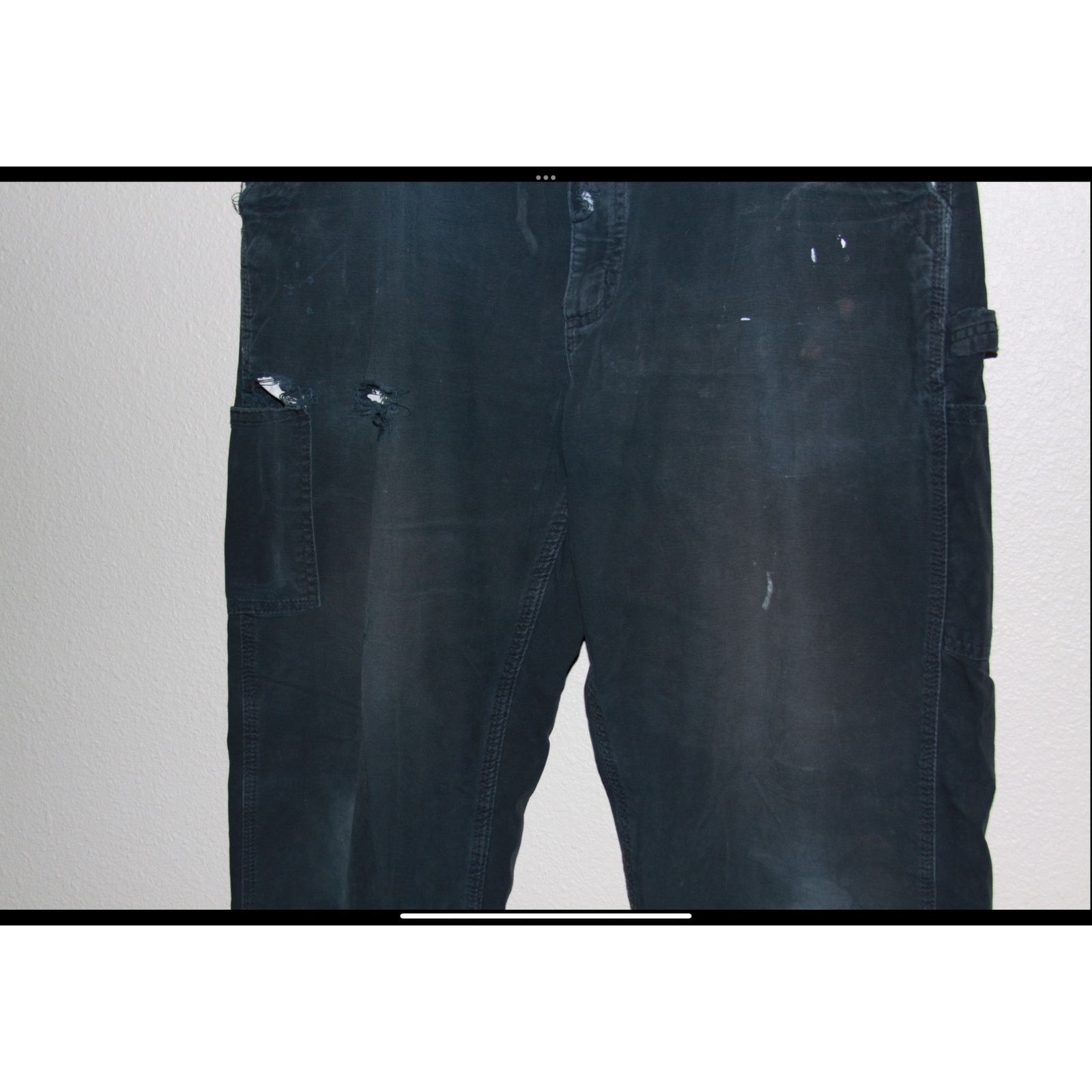 Carhartt Carhartt B151 Loose Original Fit Black Painter Pants 36x34 Size US 36 / EU 52 - 5 Thumbnail