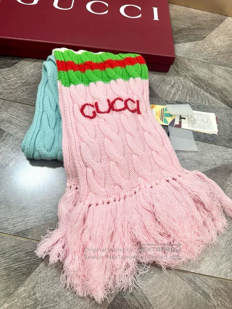 Gucci Gucci Clover co-branded scarf Size ONE SIZE - 9 Thumbnail