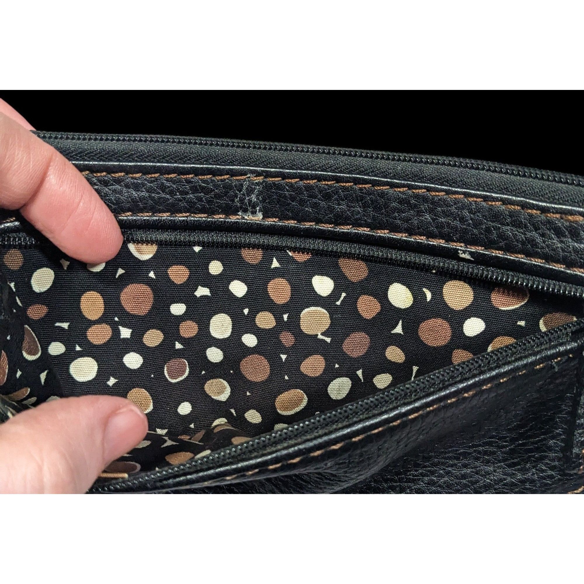 Brighton Vintage Brighton Embroidered Leather Wallet Size ONE SIZE - 5 Thumbnail