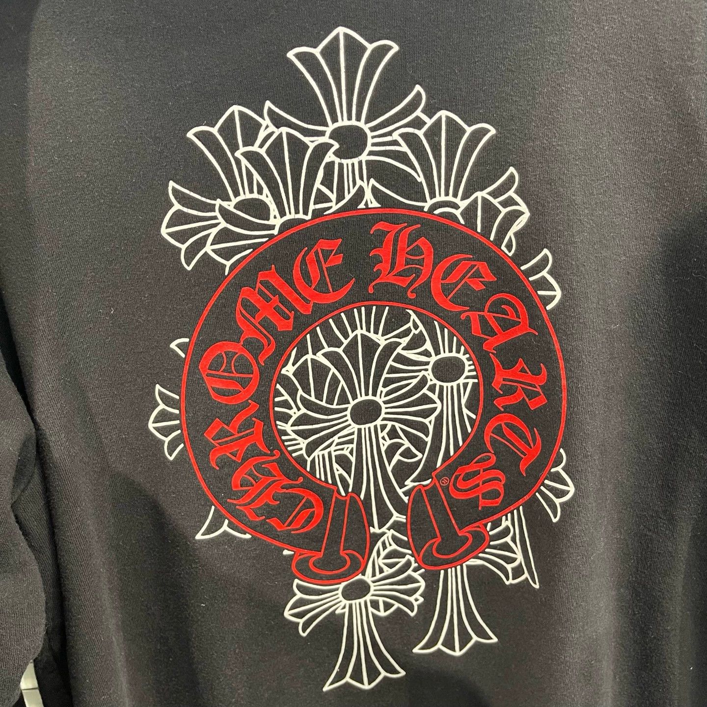 Chrome Hearts Chrome Hearts Red Horseshoe Phantom Cross Zip Jacket XL Size XL / US 12-14 / IT 48-50 - 6 Thumbnail