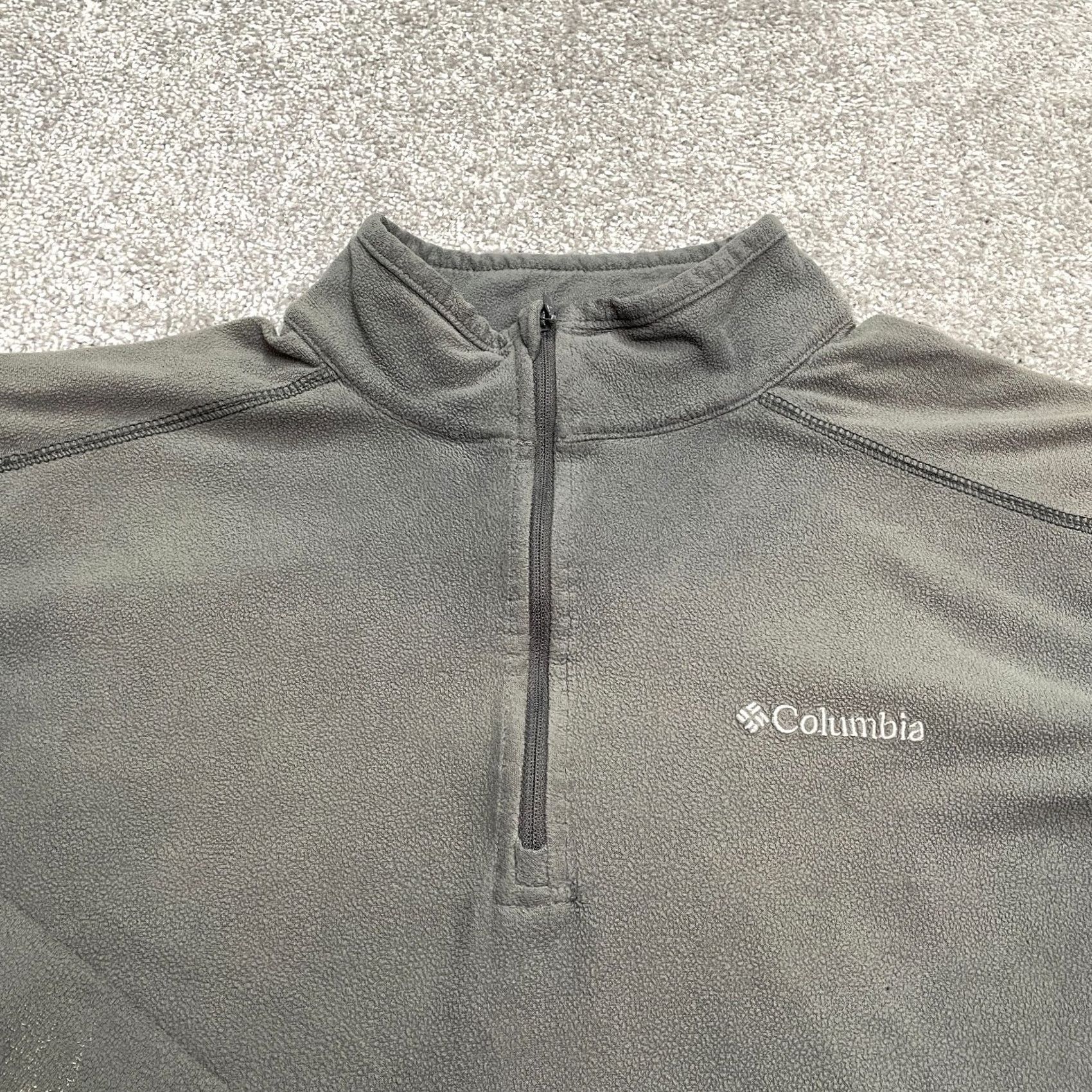 Vintage Columbia Klamath Range Fleece Jacket Men L Gray 1/4 Zip Lightweight Outdoor Modern Outdoorwear Shirty-ish? Size US L / EU 52-54 / 3 - 3 Thumbnail