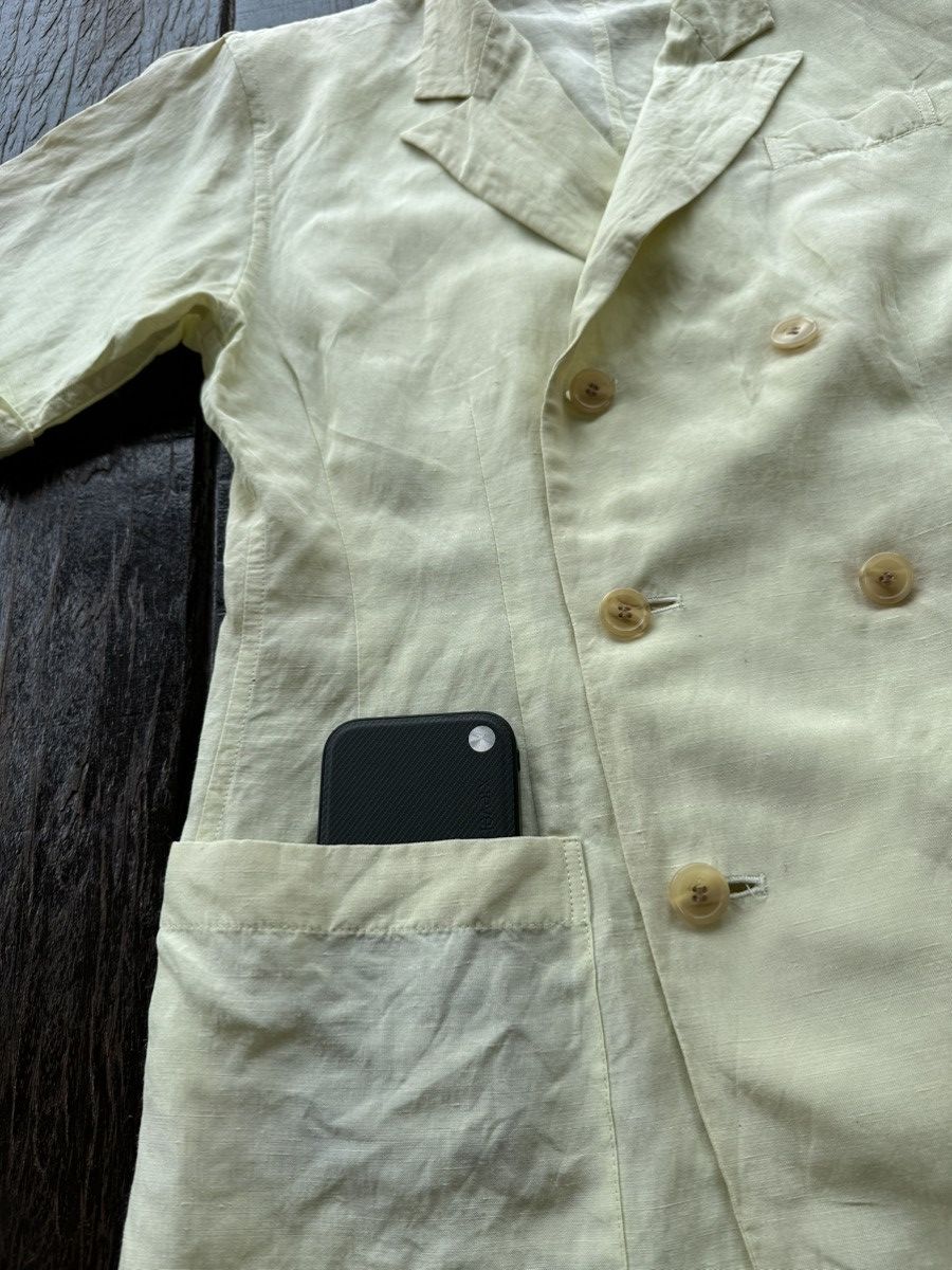 Designer × Vintage × Yohji Yamamoto Vintage Y’S Yohji Yamamoto short sleeve jacket Size S / US 4 / IT 40 - 5 Thumbnail