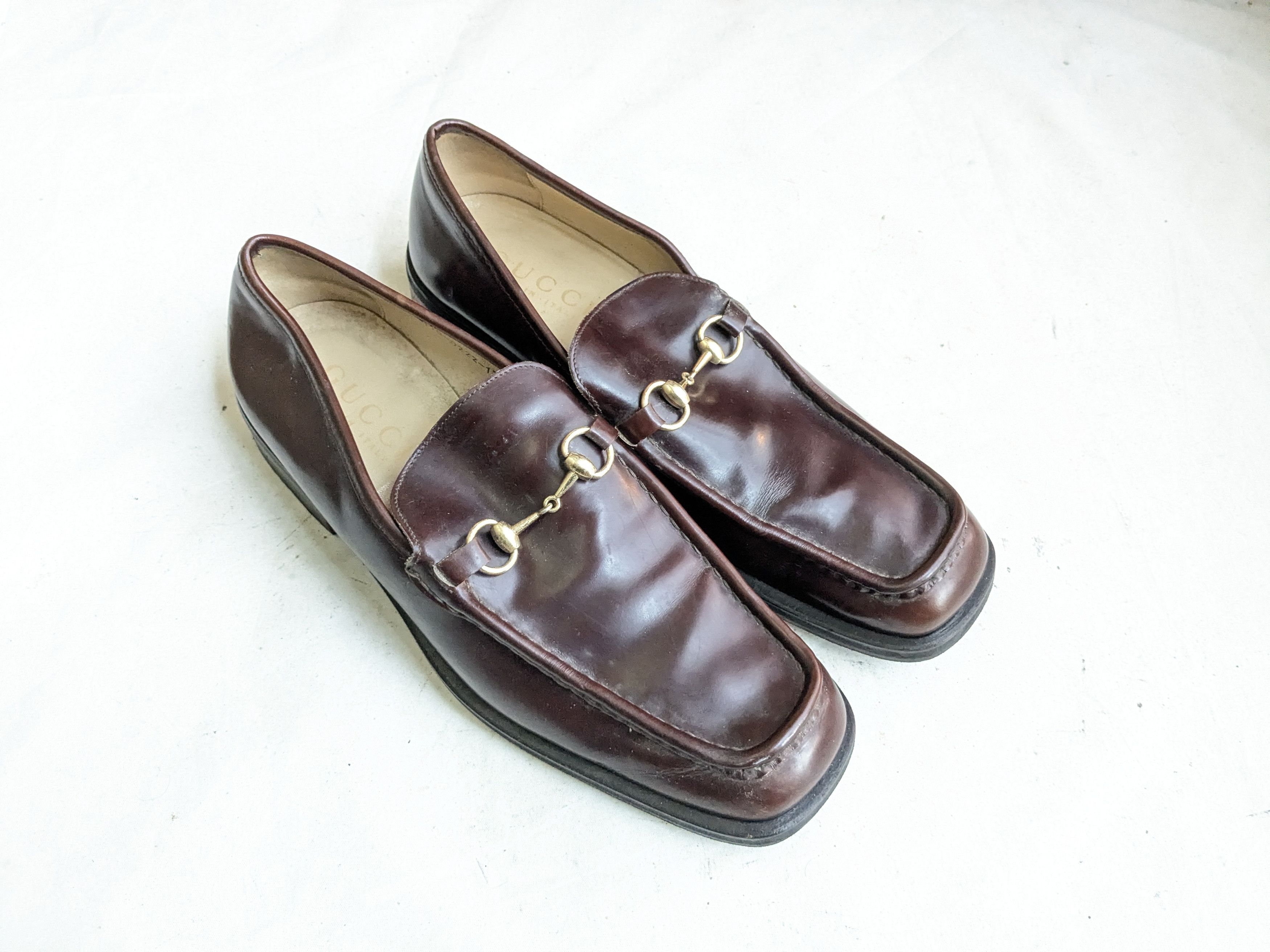Gucci Gucci Horsebit Loafers Burgundy Leather 13 D Size US 13 / EU 46 - 1 Thumbnail