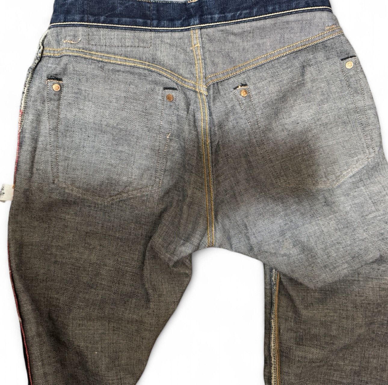 Blue Blue Japan × Japanese Brand Blue Blue Japan Raw Selvedge Jeans 30x32 - Japan - Redline Size US 29 - 12 Thumbnail