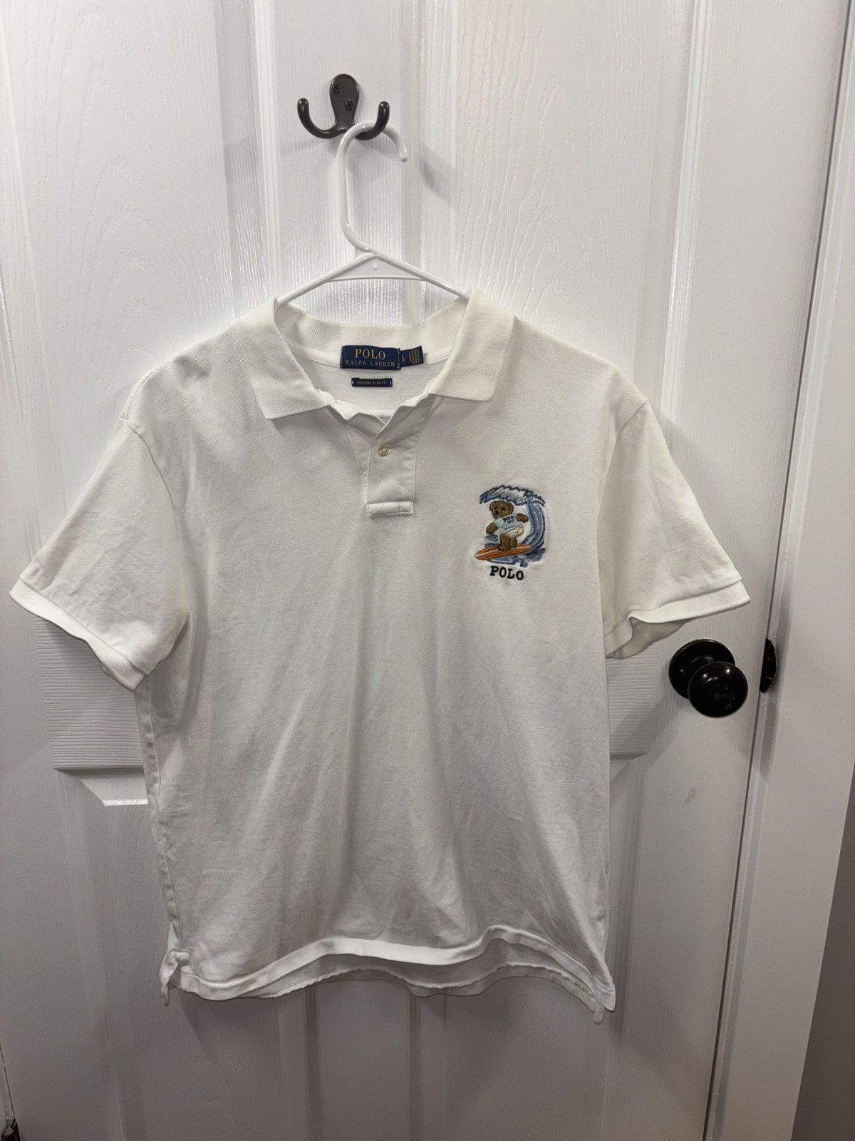 Polo Ralph Lauren Polo Ralph Lauren Men's Surfing BEAR Short Sleeve Polo Shirt Size US L / EU 52-54 / 3 - 1 Thumbnail