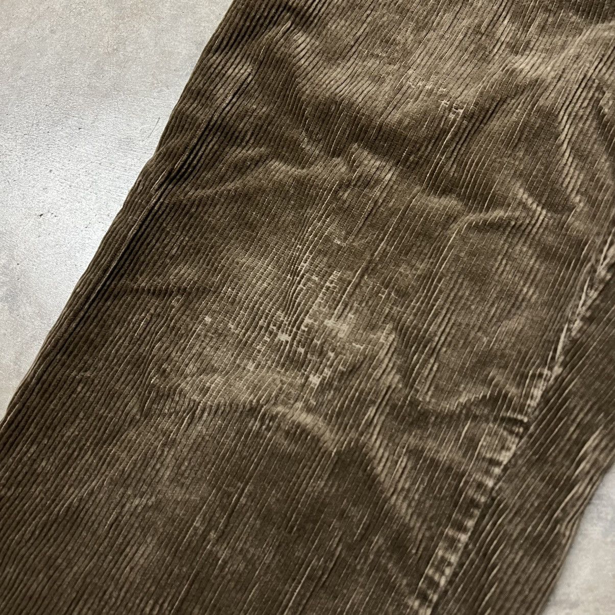 Polo Ralph Lauren × RRL Ralph Lauren × Ralph Lauren Vintage Polo Ralph Lauren Brown Distressed Corduroy Pants Size US 32 / EU 48 - 6 Thumbnail