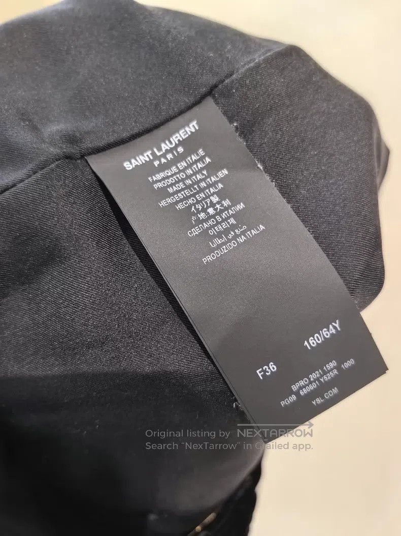 Saint Laurent Paris Saint Laurent Paris size F36 Velvet Black Petal Shorts Size 25" / US 0 / IT 36 - 2 Thumbnail