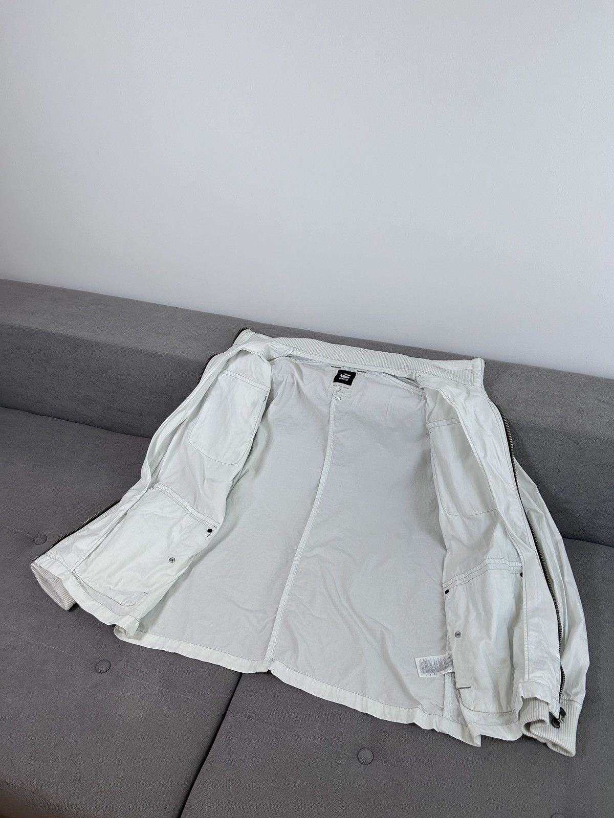 G-Star × Vintage G-STAR Raw Military Style Cargo Multi Pockets White Jacket Size US XL / EU 56 / 4 - 9 Thumbnail