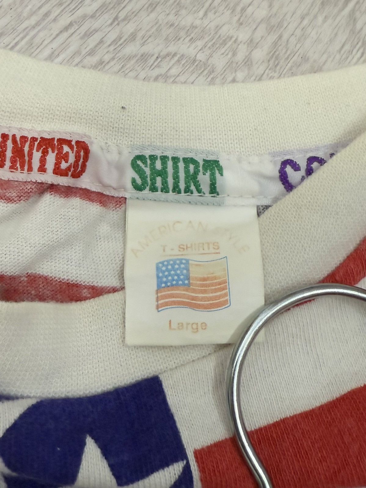 Vintage RARE 80s vintage american Eagle full print tee Size US L / EU 52-54 / 3 - 5 Thumbnail
