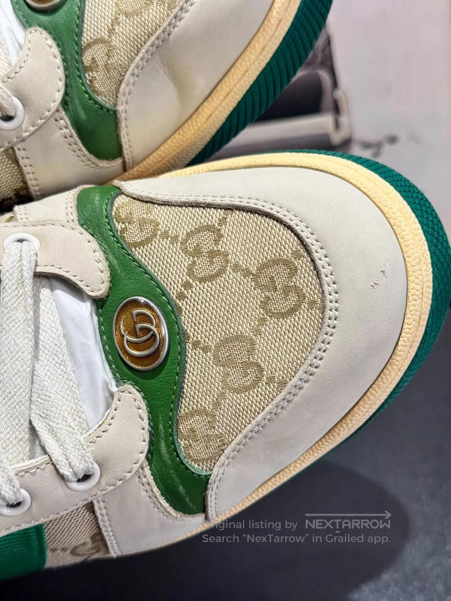 Gucci Multi Color Low-Top Sneakers Size 10.5. Size US 10.5 / EU 43-44 - 7 Thumbnail