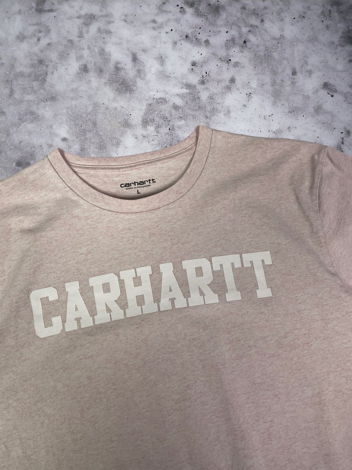 Carhartt × Vintage Vintage Carhartt Y2K Collage Spell Out T Shirt Size US L / EU 52-54 / 3 - 2 Thumbnail
